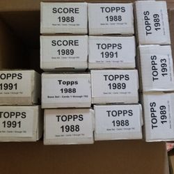 Topps Complete sets  MT-NMT Various Years 