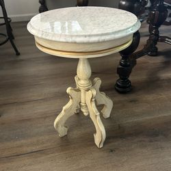 Victorian Marble Top Side Table
