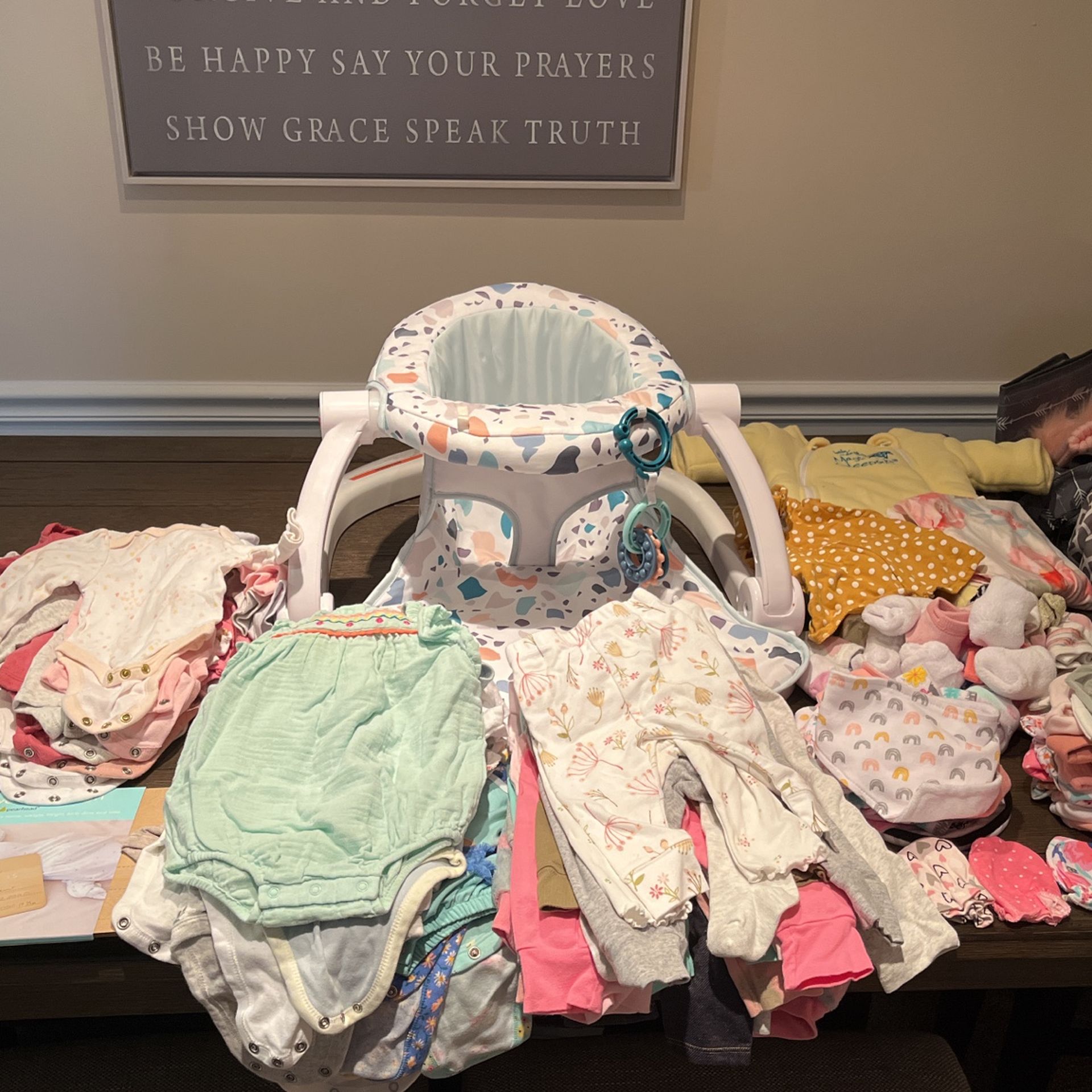 Baby Girl 0-6 Month Items 