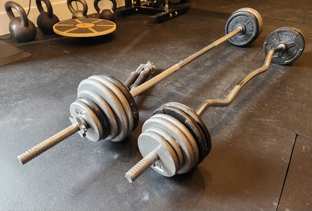131 lbs Standard Weights with Bars