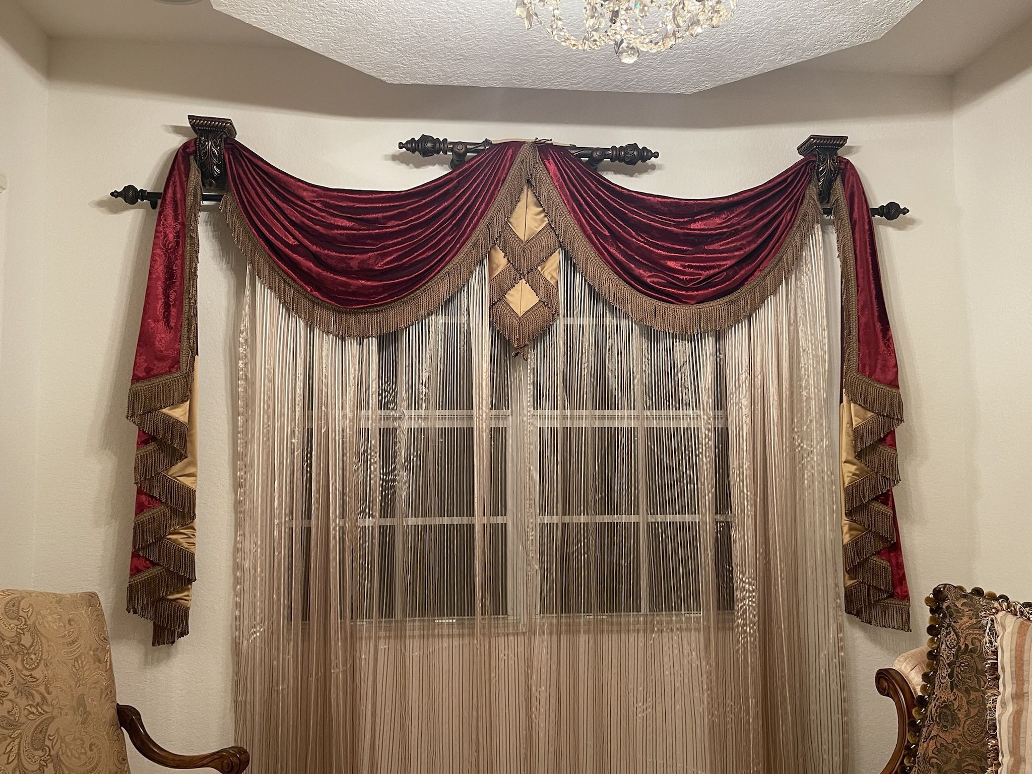 Luxury Custom Made Curtain ( With Rod And The Accessories?
