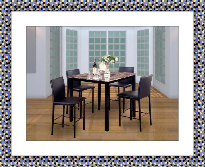 High dining table with chairs free shipping