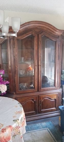 Brown China Cabinet