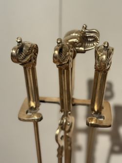 Brass Fireplace Tools