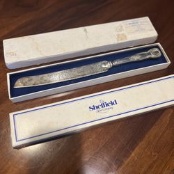 Sheffield Silver 616 Cake Vintage Cake Knife 