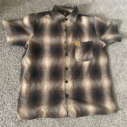 FB County Brown Checkered Shirt
