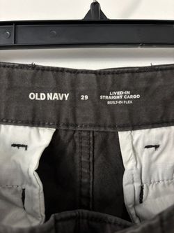 Old Navy Lived-In Straight Cargo Pants Size 29