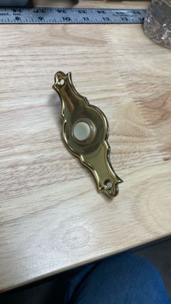 Brass Doorbell Button 