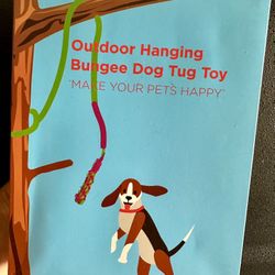 Outdoor Hanging Bungee Dog Tug Toy (New)
