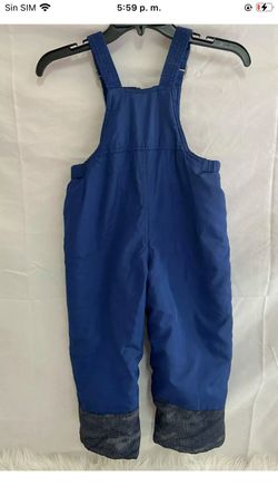  Solid Blue AQ Explore the Unknown Winter Snow Ski Bibs Suit Size 4