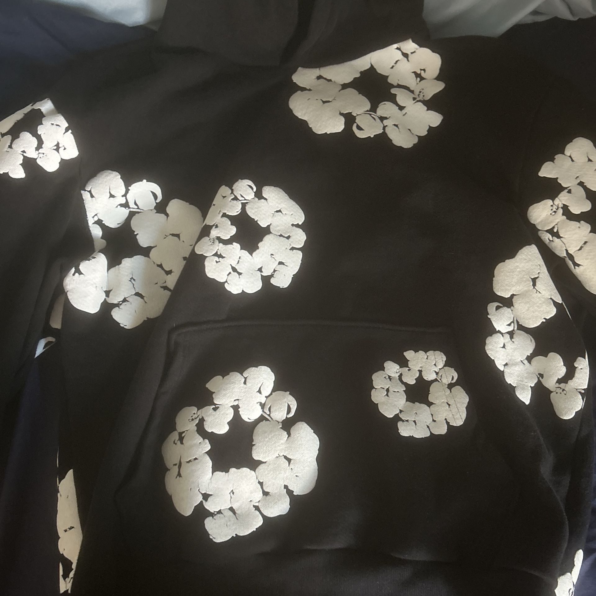 denim tears hoodie size small