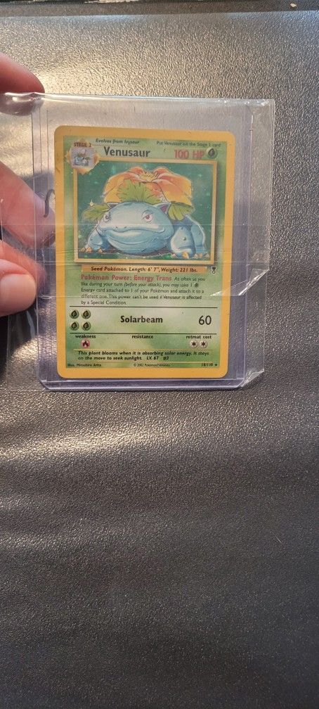 holographic venusaur card Amazon.com: Pokemon - Venusaur (18) - Base Set 2 main image 1