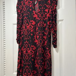 INC black/Red dress, size M 