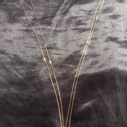 SET OF 2- 14k Gold S Link Chains