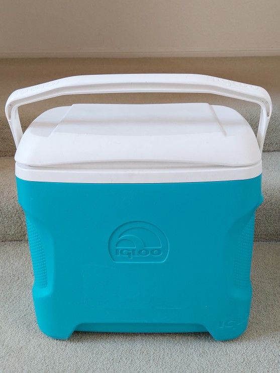 Cooler Igloo 30 Qt 41 Can
Teal color, $15