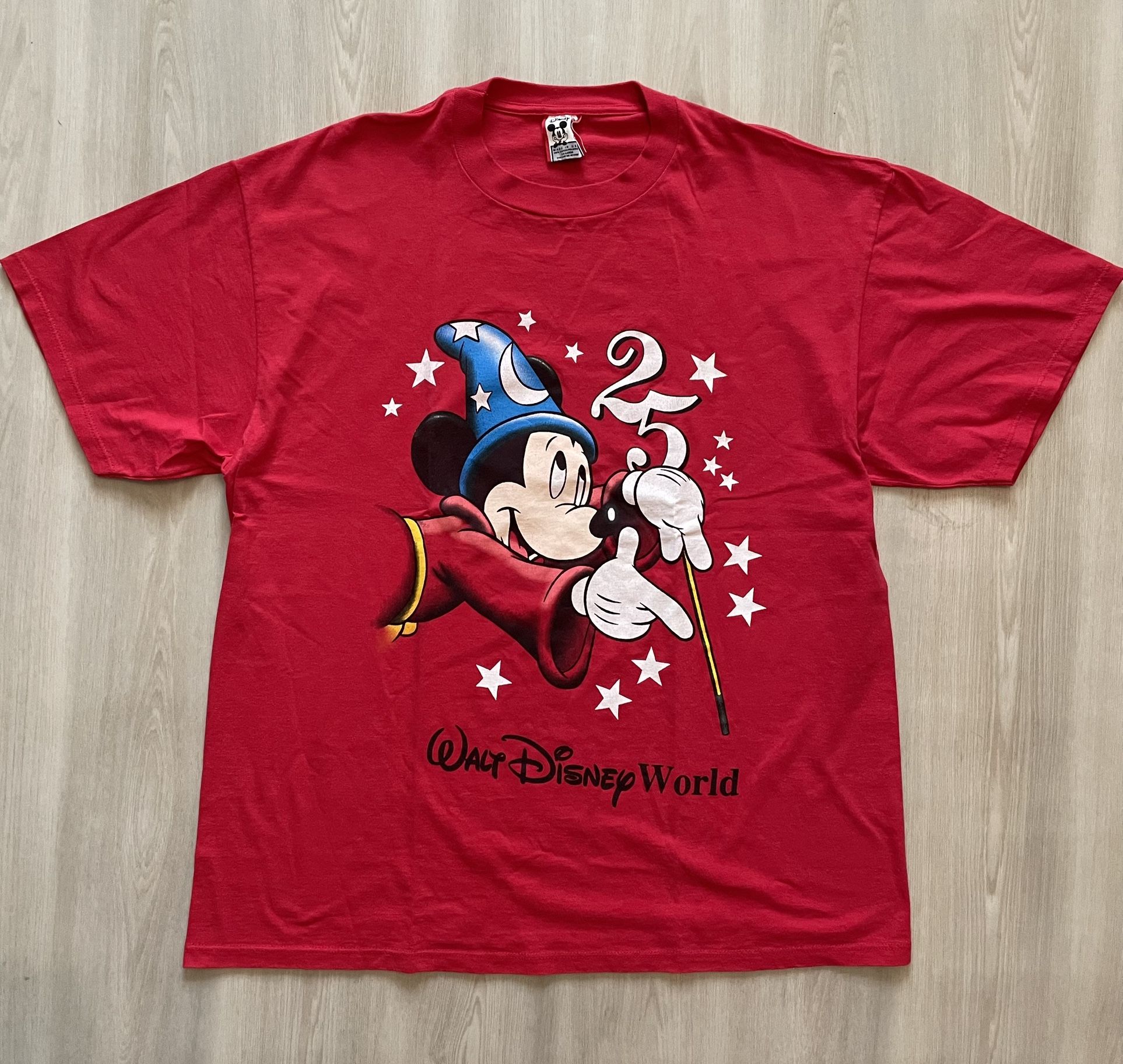 Vintage 90s Walt Disney Mickey Mouse 25th Anniversary Shirt  Mens 2XL 