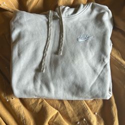 Nike Beige Small Sized Hoodie