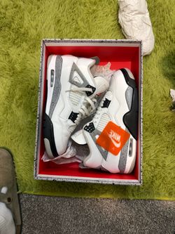 Jordan 4 white cement