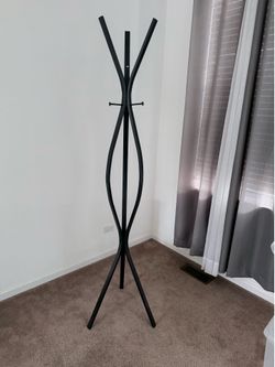 Modern Black Coat Rack
