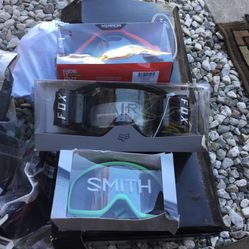 Fox, Oakley, Smith. $55- Each 