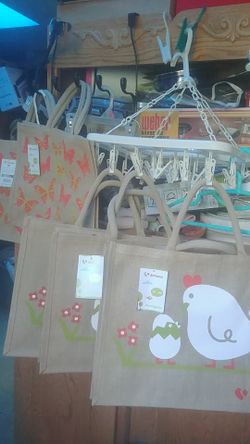 Burlup shopping bags