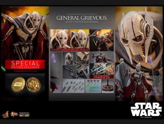 1/6 Hot Toys General Grievous Special Edition DIECAST  Figure MMS760D67B