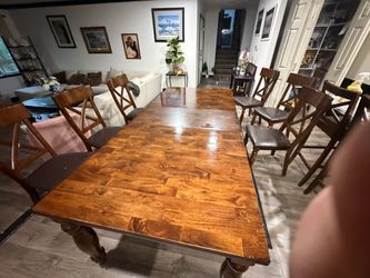 Dining table 6 chairs