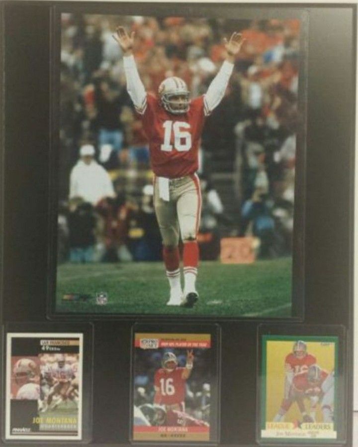 49ers joe montana plaque