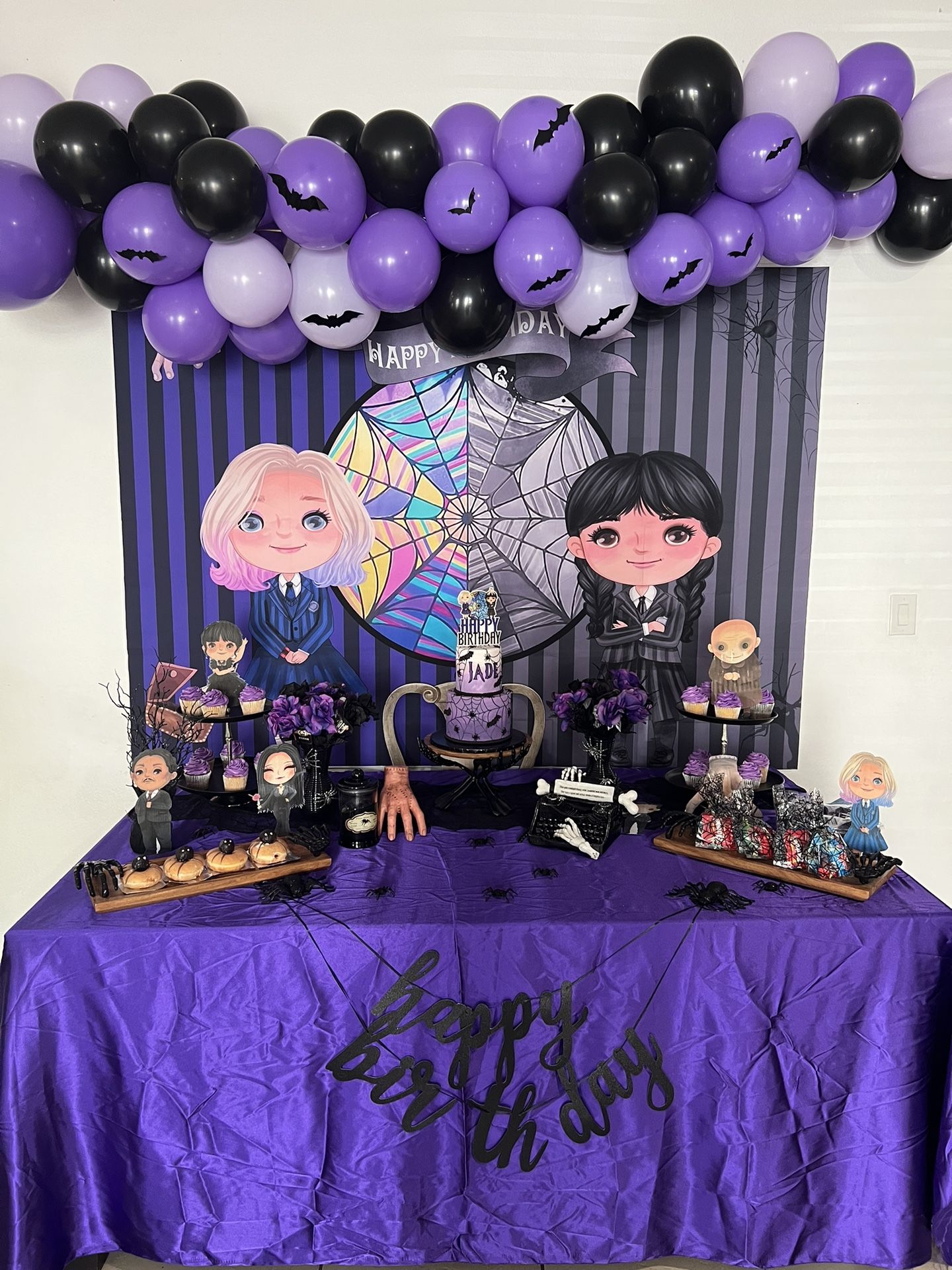 Wednesday Birthday Decor