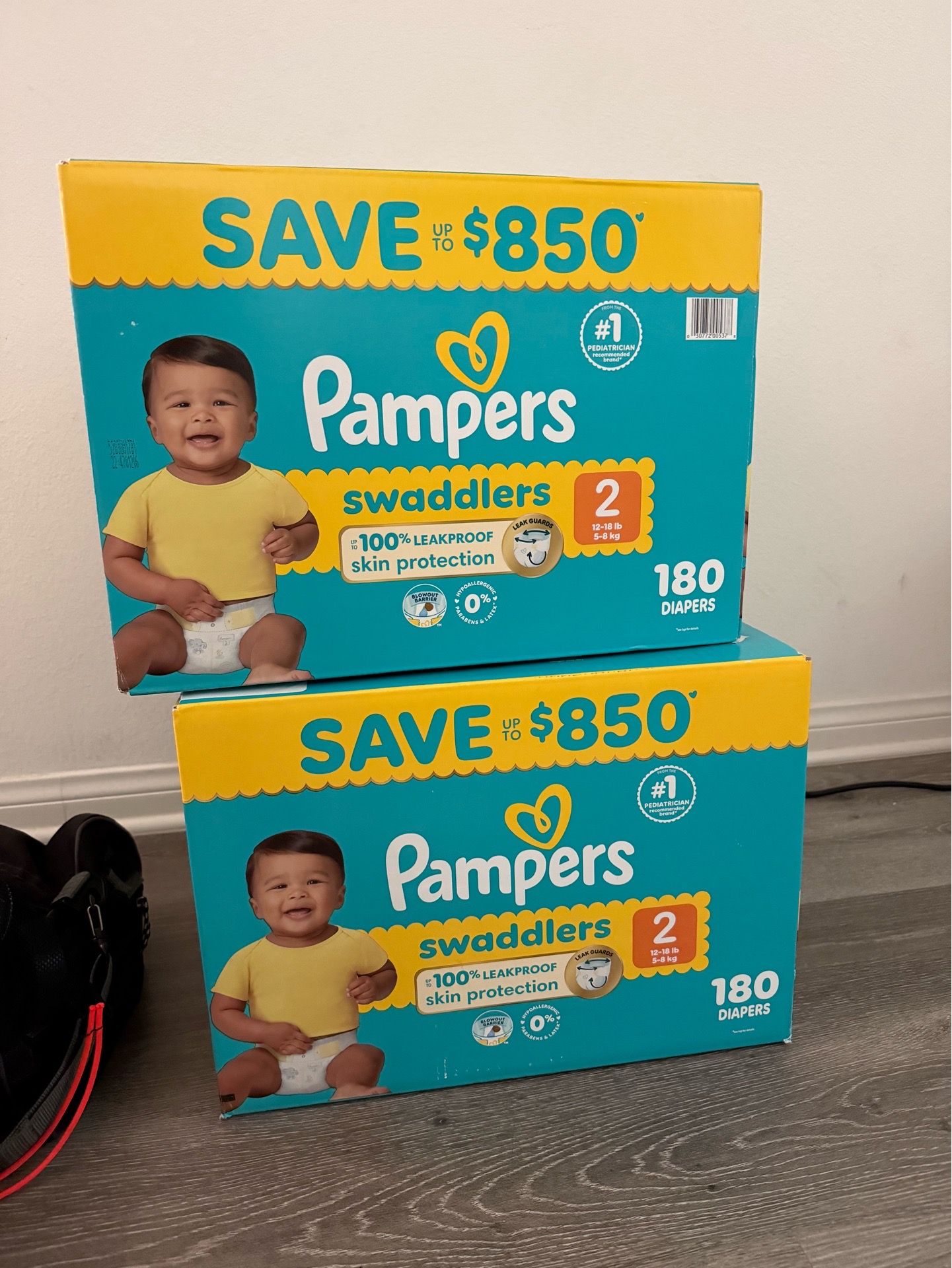 Pampers Diapers Size 2 (180 count)