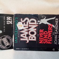James Bond Never Send Flowers Cassette Tapes