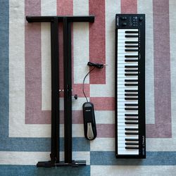 Nektar 61 Note USB MIDI Keyboard Controller with Sustain Pedal and Stand