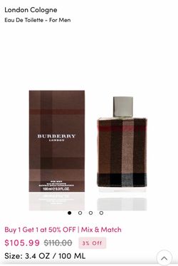 Burberry men’s cologne