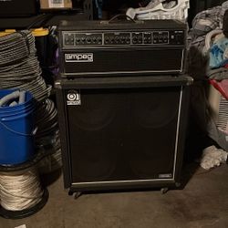 Ampeg Ampe And Ampe Cabinet 