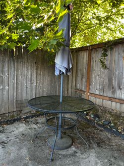 Patio table & chairs