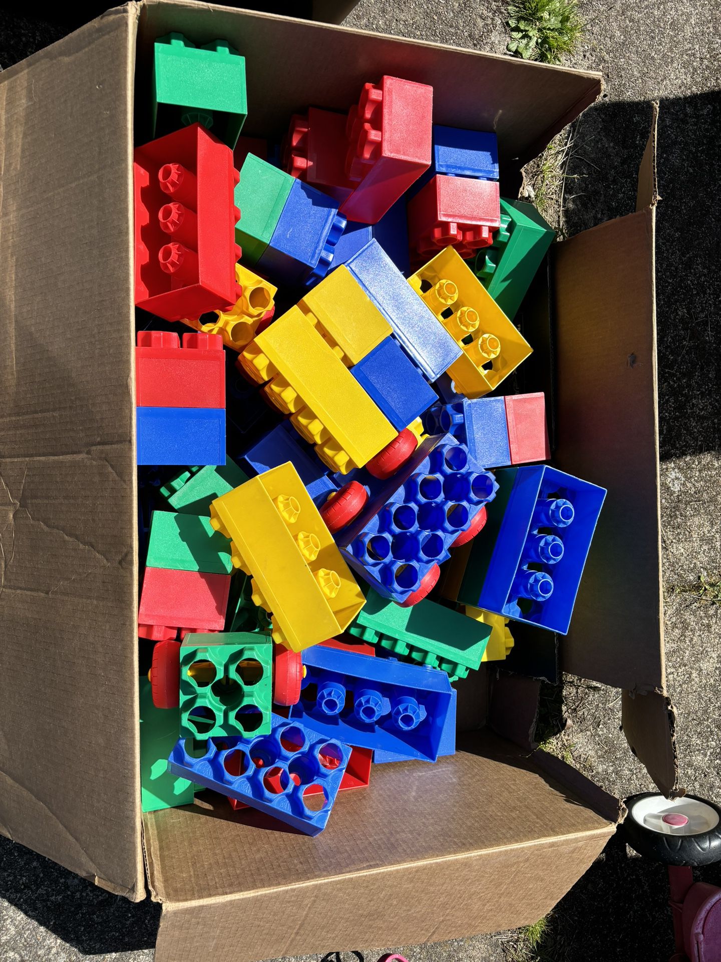 Vintage Large Lego Bricks 