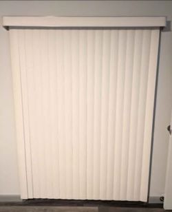 60"W x 79"H vinyl blinds