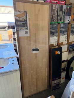 6ftx25in Birch Butcher Block