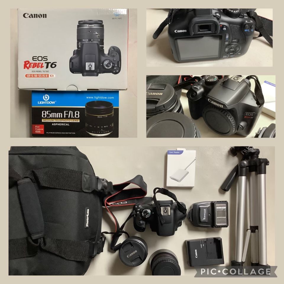 Camera - Canon EOS Rebel T6 Digital SLR