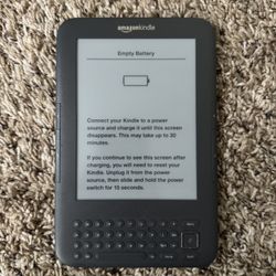 Kindle Keyboard (3rd Gen) + Case & Charger – Great Condition