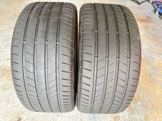 Two Tires 275/40/20 Bridgestone Alenza 01 Runflats with 60-70% Left Excellent BMW x3