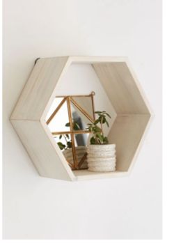 Urban Outfitter - Honeycomb Wood Shelf