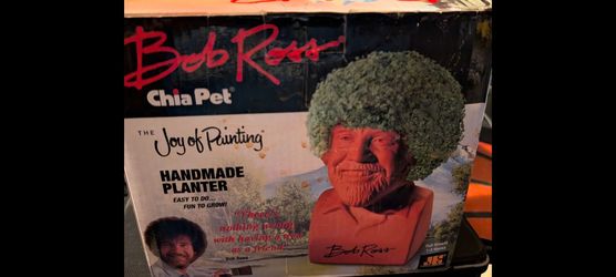 Bob Ross Chia Pet