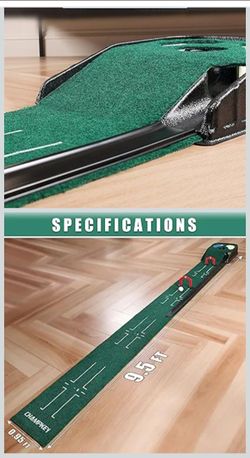 Golf putting mat