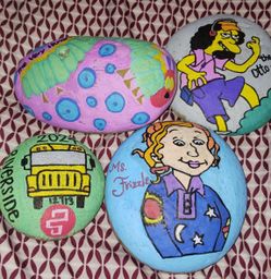 Hand painted/drawn Rocks
