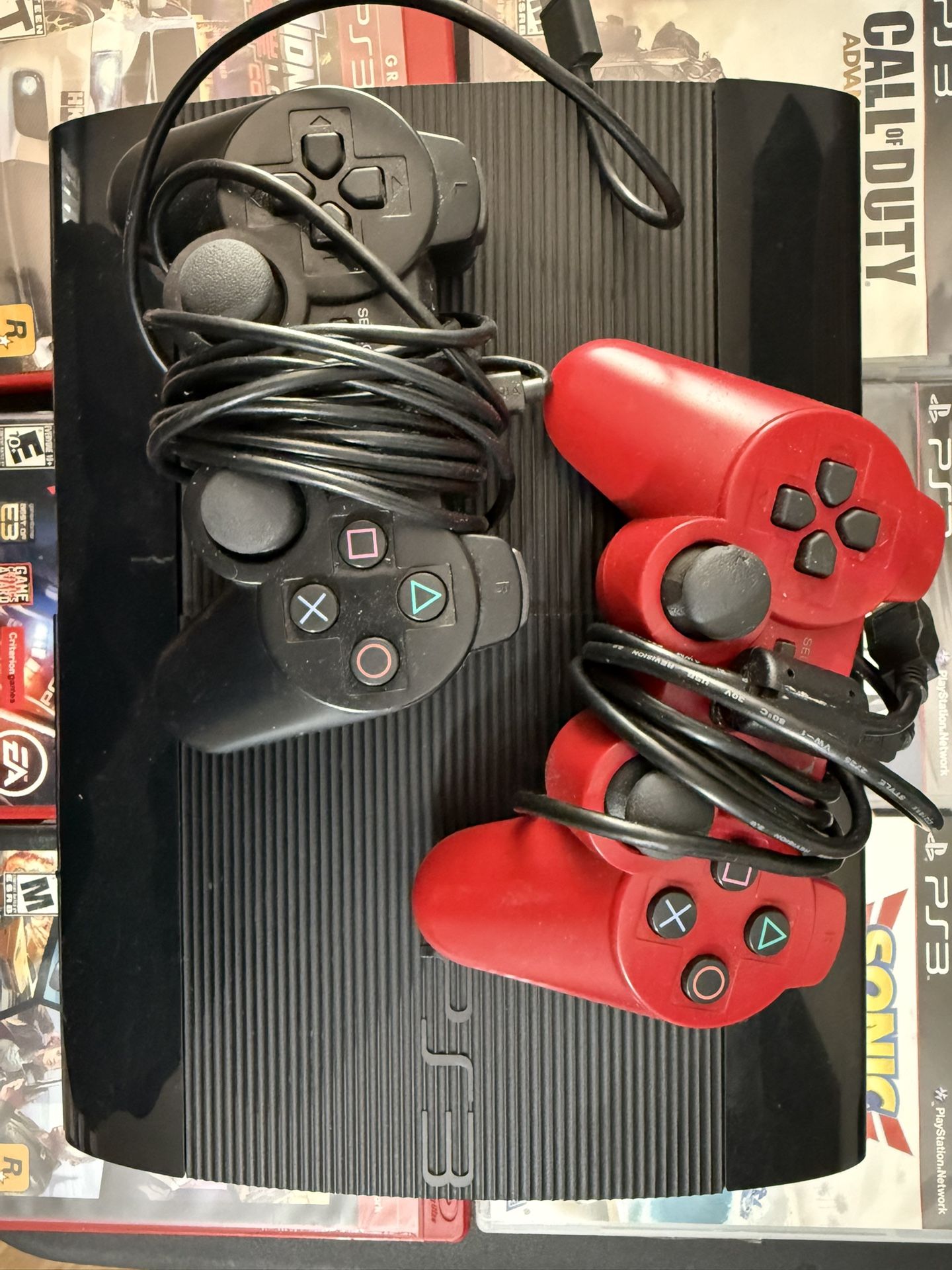 PS3 with 6 Video Games