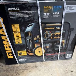 NEW: Firman Hybird 7500-Watt Portable Generator