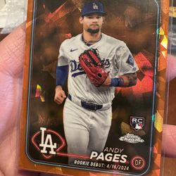 2024 Topps Sapphire Angel Pages Dodgers RC’s Lot Of 2- One /25 Orange 