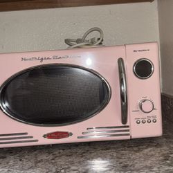  Pink Microwave Nostalgia Retro