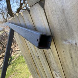 2 Inch Tubular Steel   T Pole   7’2” Tall  5’ Wide   Powder Coated 